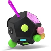 Fidget Dodecagon 12 Sided Fidget Toy Cube Stress Relieves and Anxiety Anti Depression Cube 12 Sides Fidget for Children and Adults