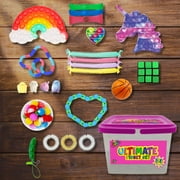 Fidget Fun 18 Piece Ultimate Fidget Set Pink