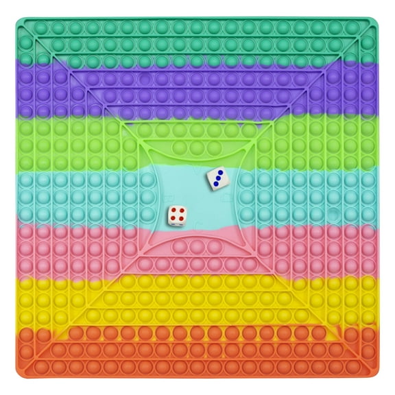 Fidget Fun Jumbo Push Pop Board Game, 15.5 Inch Fidget Popper, Ages 3 and Up