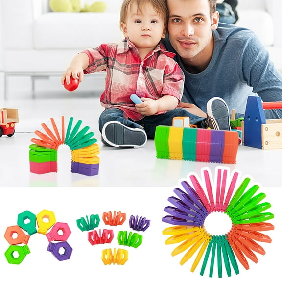 Fidget Loop Toy, Plastic Sensory Toy, Decompression Puzzle Toy for Boys and Girls, Travel and School Use, 7.87 Inch Size, Ideal for Gifts, Party Favors, Easter Baskets, and Stocking Stuffers