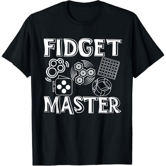 Fidget Master Spinner Swirling Fidget Spinner T-Shirt
