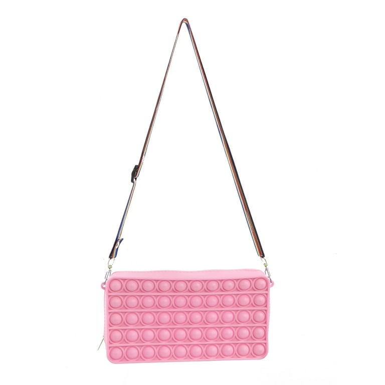 Pink off white purse top