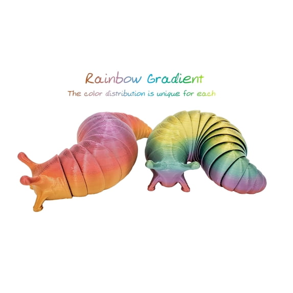 Fidget Slug AND BOWL Articulating Flexible Stim