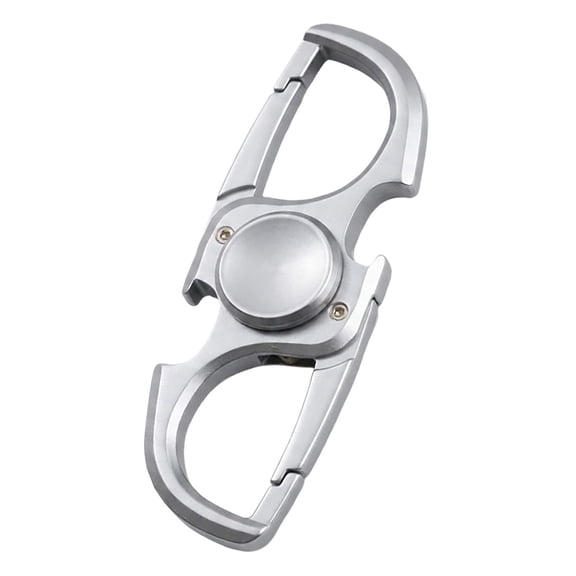 Fidget Spinner Carabiner Keychain Quick‑Release Metal Key Holder Anxiety Stress Relief Hand Spinner Key Organizer for Adults Multi‑Color Options
