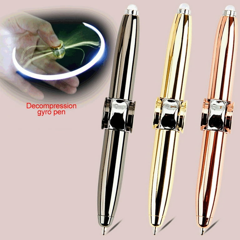 Fidget Pen Penna Multifunzione Con Sfere Magnetiche - Penna A Sfera Touch Screen Per Tablet E Smartphone - Regalo Uomo In Oro