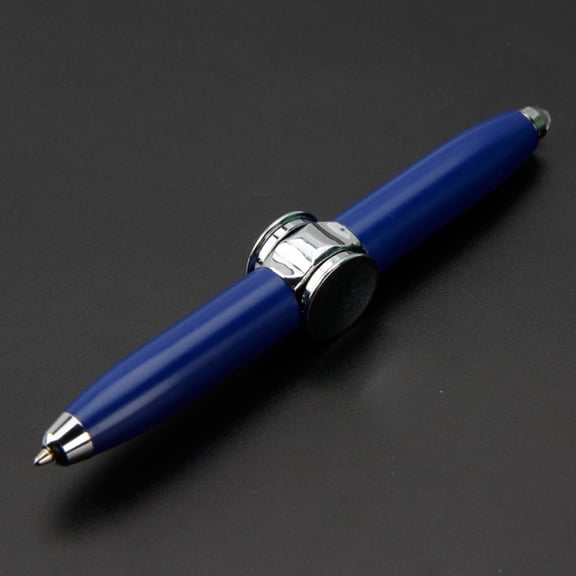 Fidget Spinner Pen with LED Light to Help ADHD Stress Reducer Thinking Ballpoint Pen Gift Pen Anti Stress Anxiety Infinity