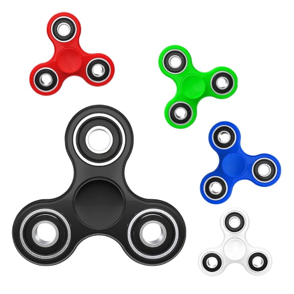 Fidget Spinners 5 Pack - Fidget Toys Sensory Stress Relief Toys for Adults & Kids, Anxiety Reducing Fidget Spinners, Goodie Bag Stuffers for Students, Stress Relief Toys for Calming Down