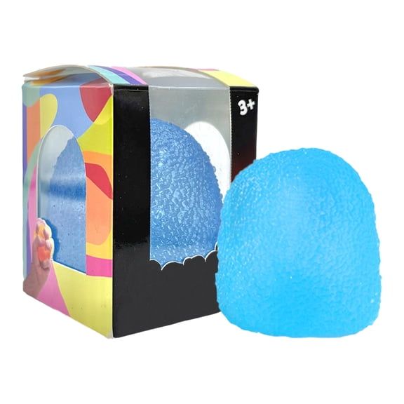 Fidget Squeeze Toys Stress Balls, Dreamy Water Drop Maltose Squishy Fidget Toys, Giant Glitter Stress Balls for Adults, Blue