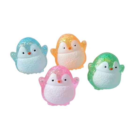 Fidget Squishy toys, Stress toys for , Squishy Stress Balls, Slow Rising Stress Ball, Penguin Figure, Random Colors, 1 Pc