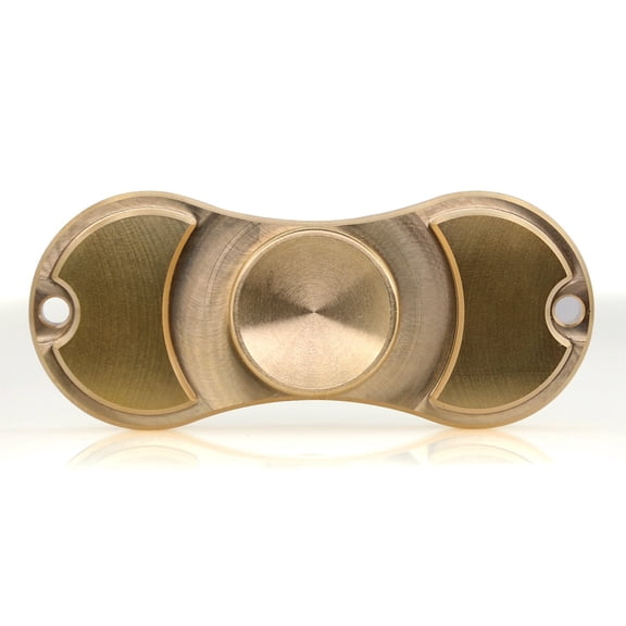 Fidget Toy Brass Hand Finger Spinner Ceramic Bearing 5-6 minutes spin time long lasting spinning