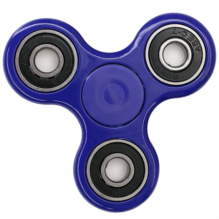 Fidget Spinner / Hand Spinner, High Speed ABEC - Blå - Toi Toys (CE-märkt)