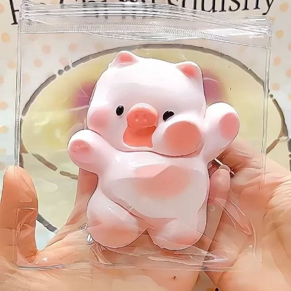 Fidget T+oy Pig Shape Squishy Super Soft Sensory Stress Relief Gadget Calming For Daily Use Bedroom Office Living Room Spring Celebration Party Favors