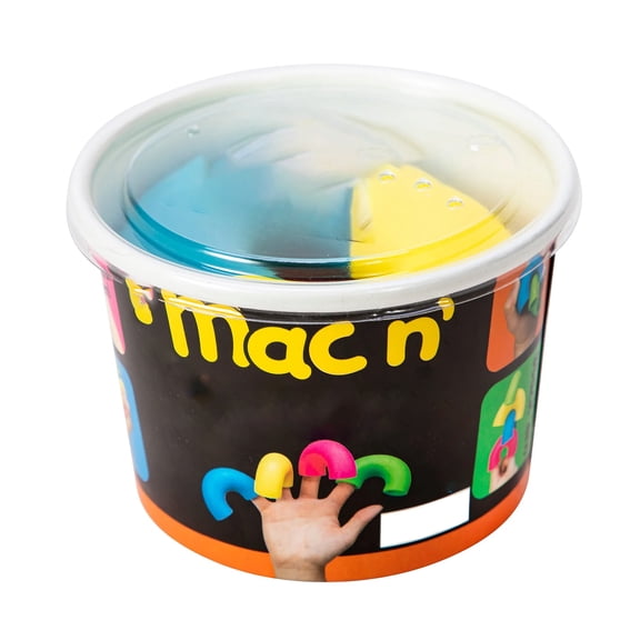 Fidget Toys Mac N Squeeze, Cube Squishies Anxiety Stress Relief, Squishy Stress Cube-Drop Malt Sugar Balls, Fidgets Sensory Toys for Autism Classroom Prize Toys Orange