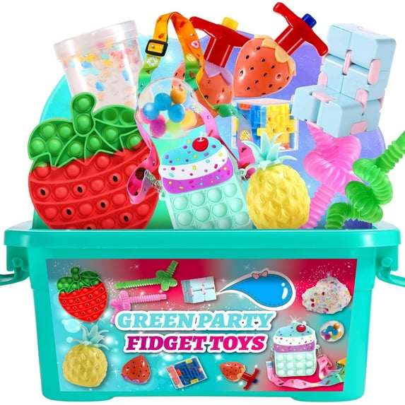 Fidget Toys Pack, Party Favors for Kids, Sensory Toy Stress Relief & Anxiety Relief Tools Bundle Adults, Autistic ADHD Toys