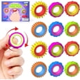 thumbnail image 1 of Fidget Toys Sensory Rings for Kids: 12 Pack Texture Finger Spinner Rings -Stress Relief Sensory Toys for Kids ADHD - Quiet Desk Fidgets for Classroom Anxiety Office for Teens, 1 of 8