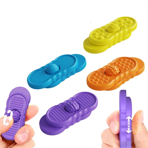 Fidget Toys Sensory Stone for Teens: 4 Pack Textured Soft Worry Stone for Autism Teens Calming - Fidget Stress Toys for Students Anxiety Relief - Small Prizes Fidget Toys