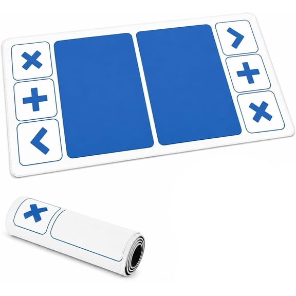 Fidget Trading Board Mat with Storage Bag, Fidget Board Game Mat with Organized Trading Zones, Premium Non-Slip Material, Waterproof & Easy Clean