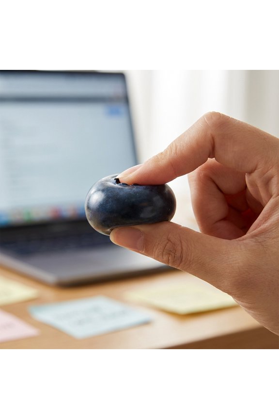 Fidget toys, Mini Fidget toys, desk Fidget toys, Squishy Keychain, Fidget Keychain, Realistic Blueberry Shape, 1 Pc