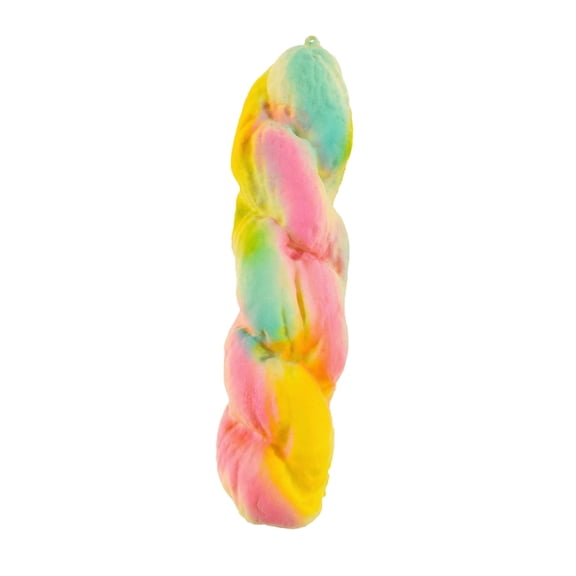 Fidget toys Rainbow Bread Squishy, Slow Rising Croissant and Bun Stress Reliever for Office Professionals, Aesthetic Gradient Desktop Sensory Gadget for Adults 14+