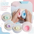 thumbnail image 1 of Fidgets Squeeze, Squeeze Fidgets, Relaxation Relief Toys, 3 in Round, Slow Rising Squeeze, Sensory Stimulation, Office Pocket Carry, Orange Core, 1 Pc, 1 of 6