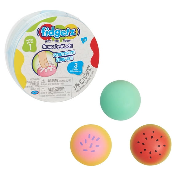Fidgetz Smooshy Mochi, Sold Separately, Styles May Vary, Sensory and Fidget, Kids Toys for Ages 3 Up, Gifts and Presents