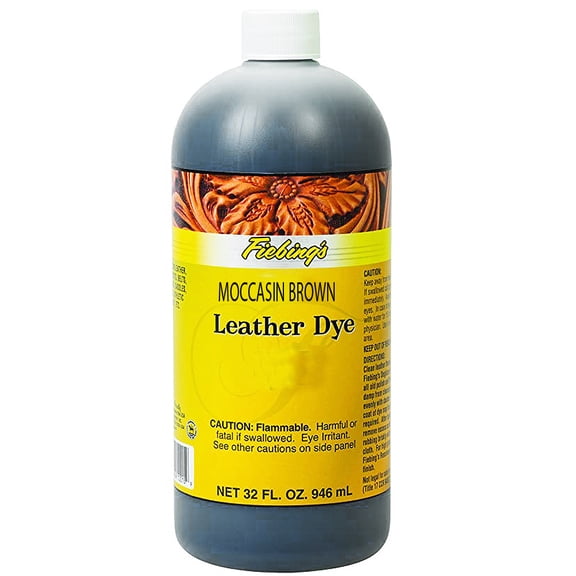 Fiebing'S Leather Dye Moccasin Brown 32 Ounce