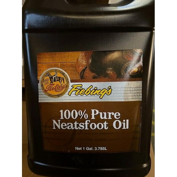 Fiebing's 100% Pure Neatsfoot Oil for Leather Preserving - 1 Gallon