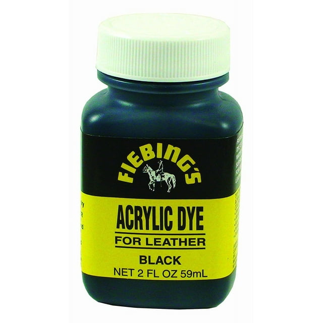 Fiebing's Acrylic Leather Dye Flexible Leather Paint, 2 oz