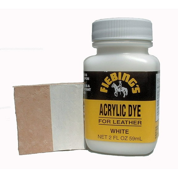 Fiebing's Acrylic Leather Dye Flexible Leather Paint, 2 oz