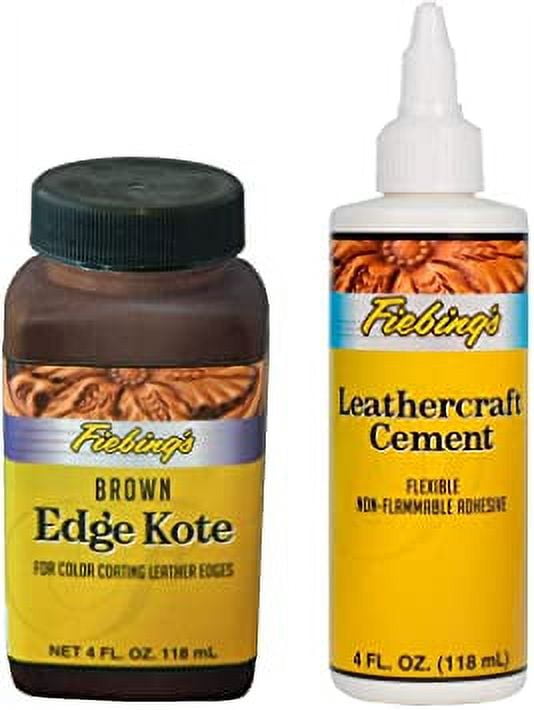  Fiebing's Edge Kote, 4 Oz. - Color Coats Leather Edges