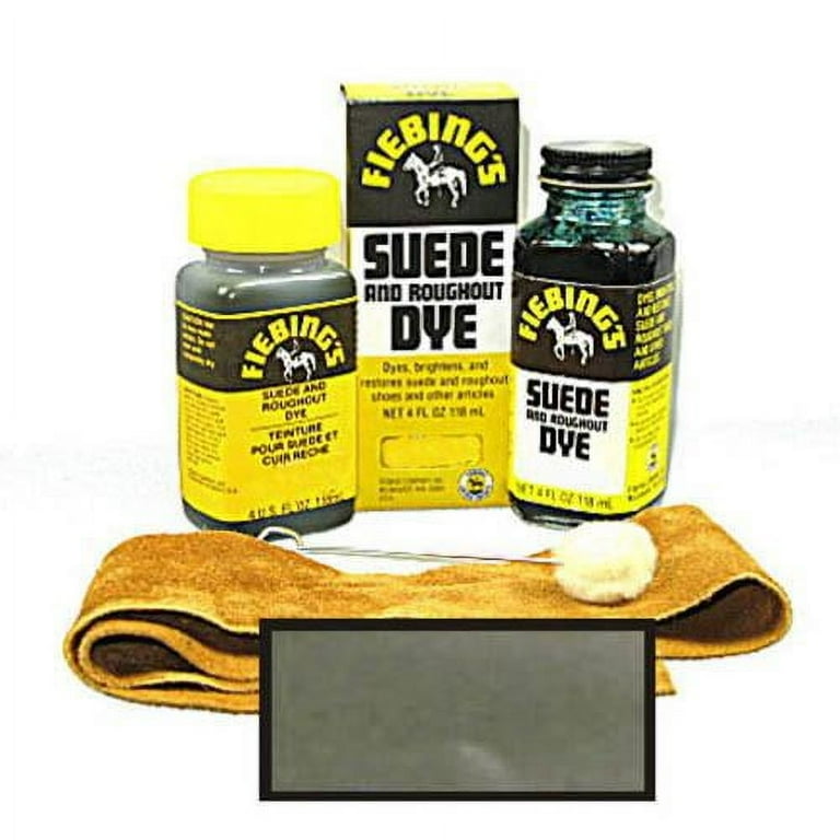 Fiebing's Leathercraft Suede Dye 4oz Bottles Grey