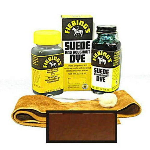Fiebing's Leathercraft Suede Dye 4oz Bottles - Lite Brown