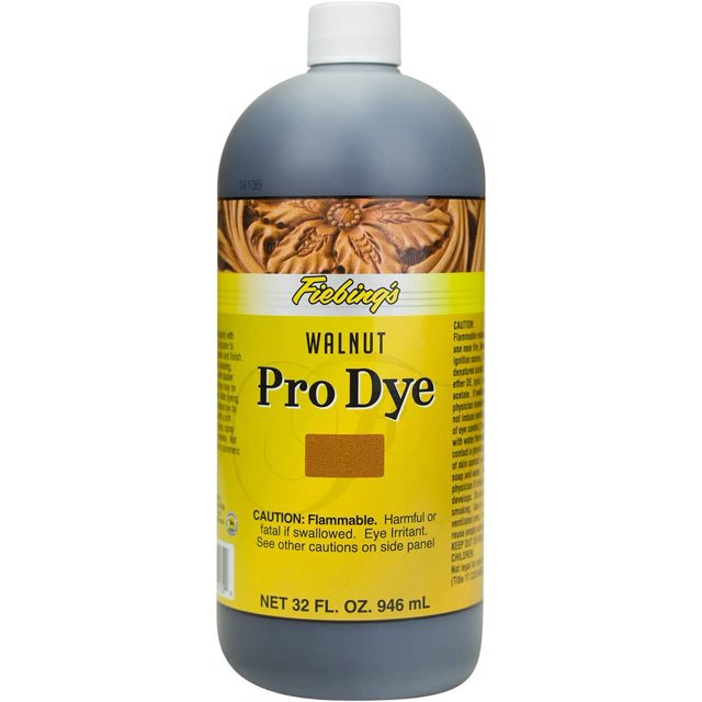 Fiebing's Pro Dye Walnut Professinal Oil Dye for Leather 32oz