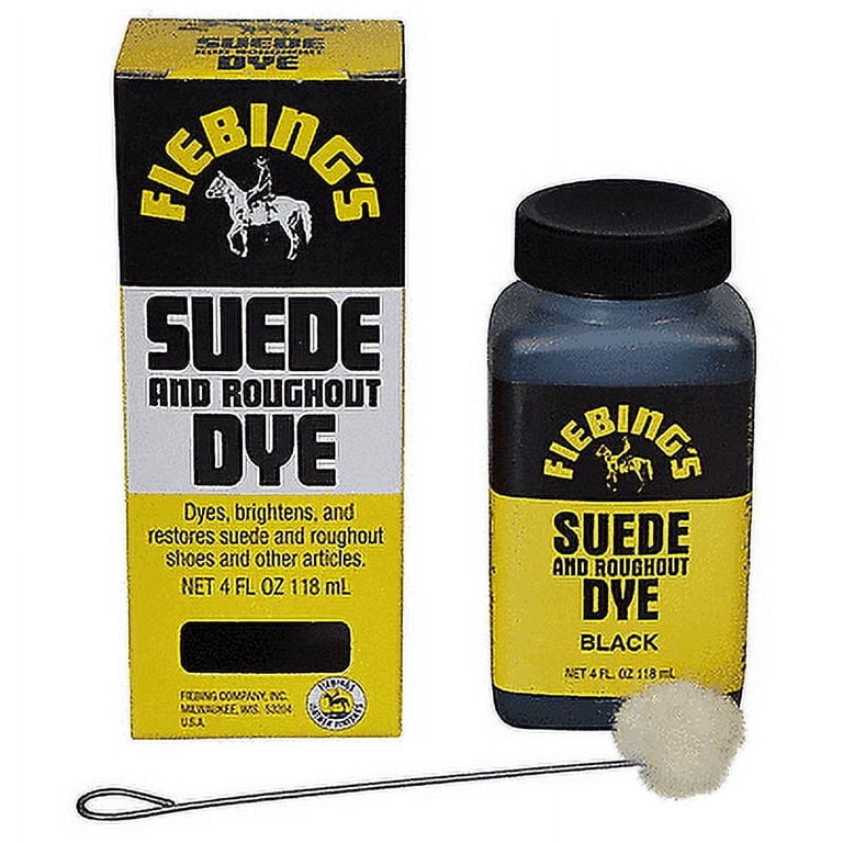 Fiebing's Suede Roughout Dye with Wool Dauber Applicator oz