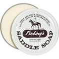 thumbnail image 1 of Fiebing's White Saddle Soap for Leather (12 oz Tin) - Leather Cleaner & Conditioner to Soften, Protect & Restore Leathercraft - Leather Soap for Car Seat, Couch, Shoe, Purse, Boot, Bag, & Saddles, 1 of 3