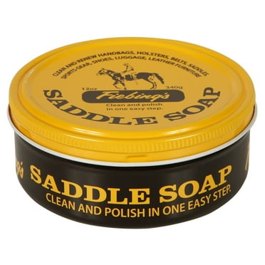Fiebing's Yellow Saddle Soap Cleans & Lubricate Leather Made in USA 3.5oz