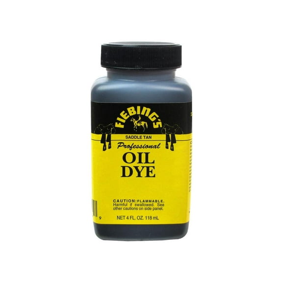 Fiebings Leathercraft Pro Oil Dye 4oz Saddle Tan