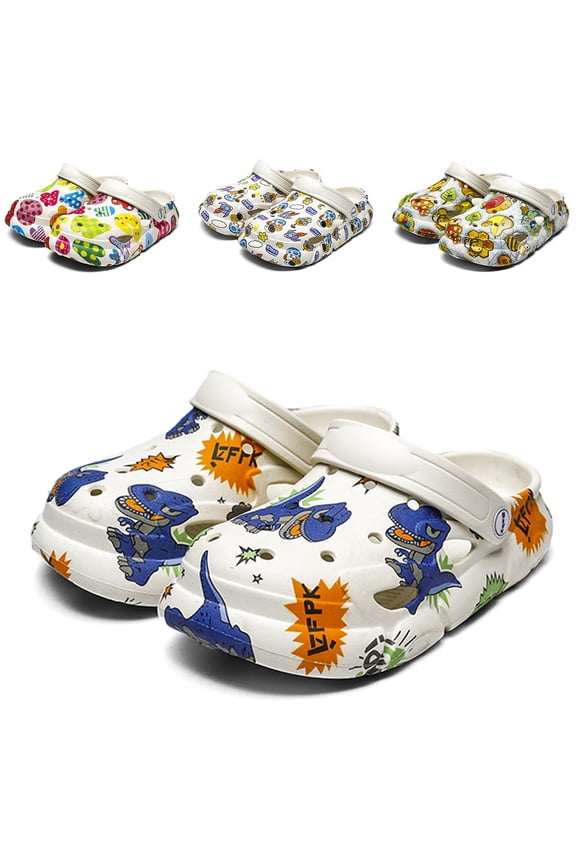 Fiedaz Boys Girls Clogs Kids Classic Garden Clogs Lightweight Beach Pool Slide Sandals