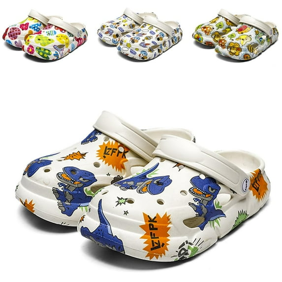 Fiedaz Boys Girls Clogs Kids Classic Garden Clogs Lightweight Beach Pool Slide Sandals