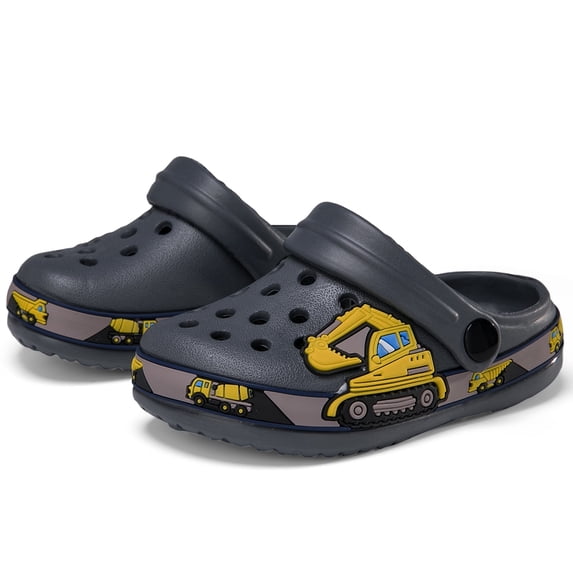 Fadezar Kids Boys Girls Cartoon Clogs Garden Clogs Toddler Beach Pool Sandals