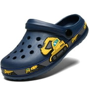 Fadezar Kids Boys Girls Cartoon Clogs Garden Clogs Toddler Beach Pool Sandals