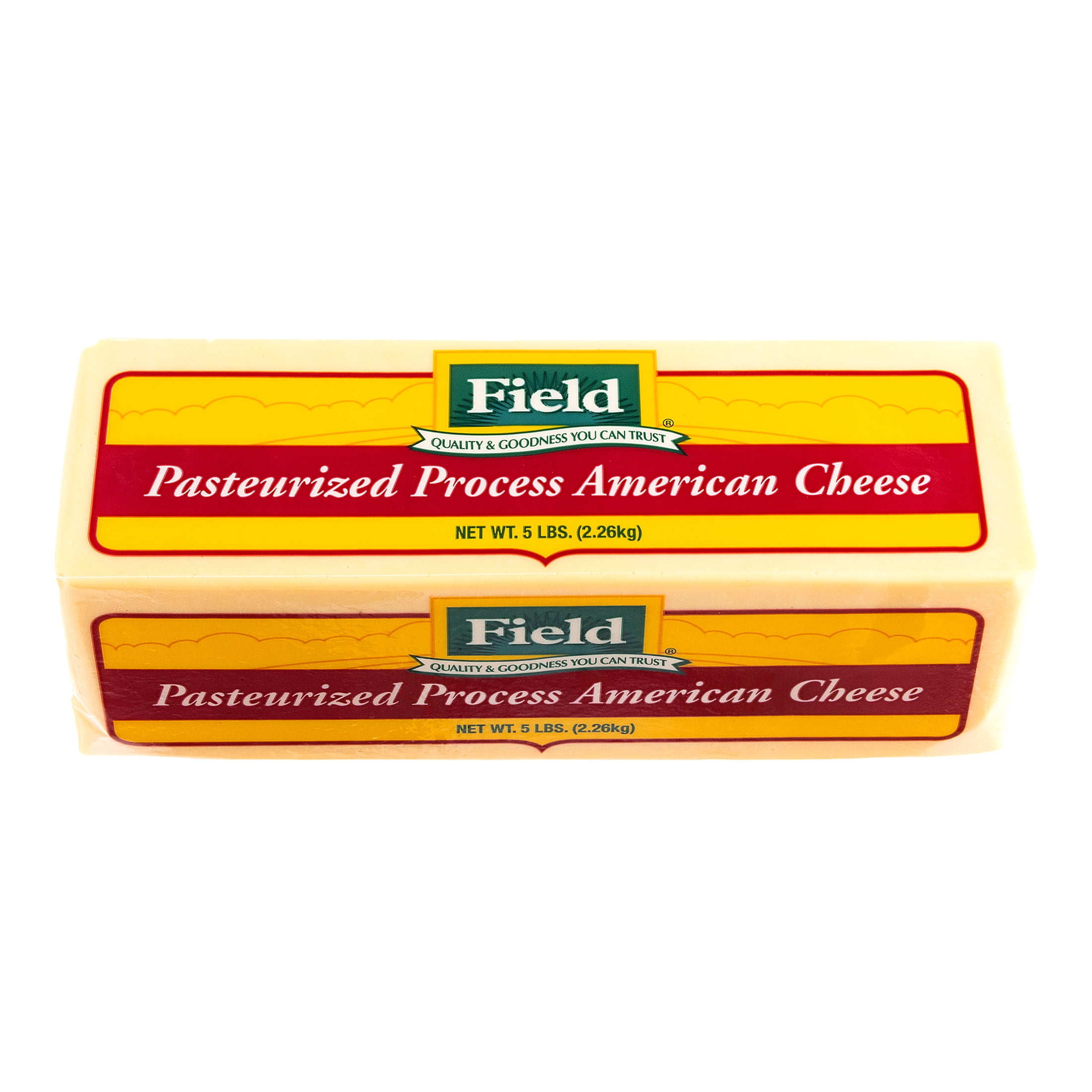 Field Bulk Pasteurized Process American Cheese, 5 lb., Packaged in