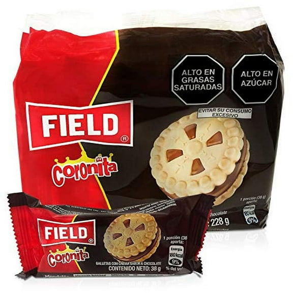 Field Coronita Cookies Filled with Chocolate Cream 8.4 oz