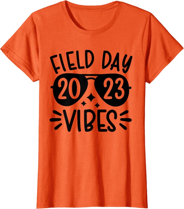 Field Day 2023 Funny Field Day Vibes Teacher Boy Kids TShirt