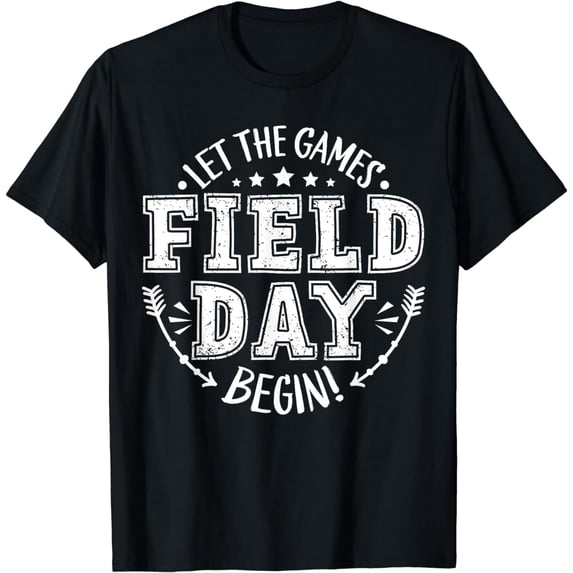Field Day 2024 Let The Games Begin Teacher Kids Boys Girls T-Shirt