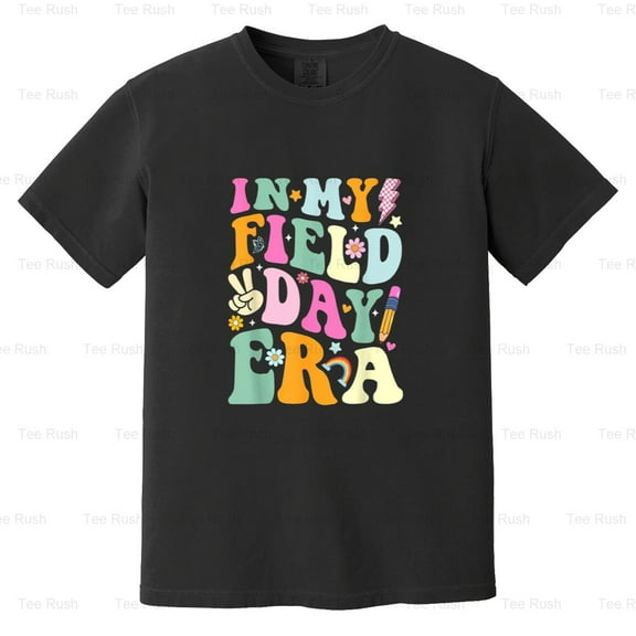 Field Day 2024 My Field Day Era Funny Teacher Kids School Games Gift, Comfort Color T-Shirt Unisex, up to 4XL
