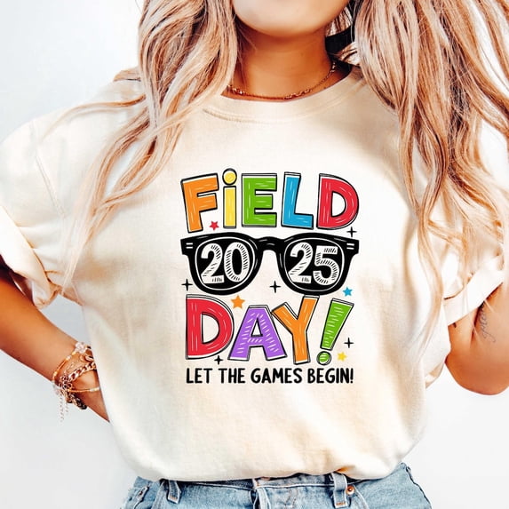 Field Day 2025 Shirt, Happy Face Shirt, Field Day Shirt, Last Day Of School Shirt, Fun Day Shirt, Field Trip 2025 Shirt Unisex S-5Xl Hot Trending Shirt, Vintage Birthday Gift