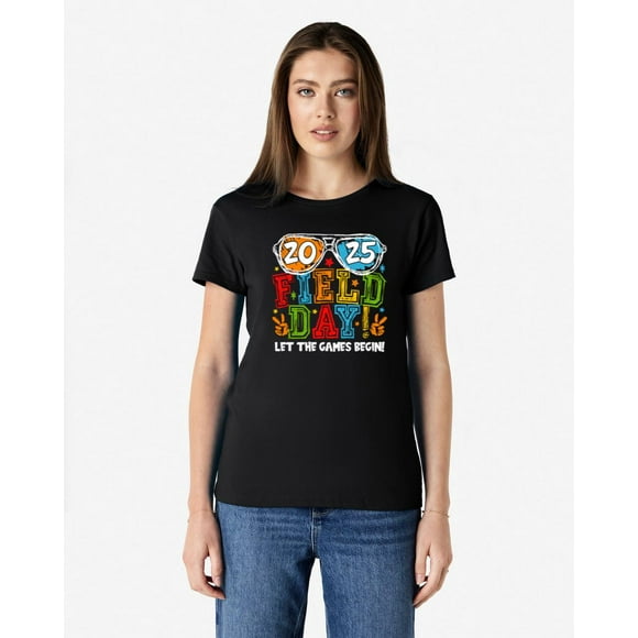 Field Day Let The Games Begin Last School Day Fun T-Shirt, for men & women, up to size 5XL