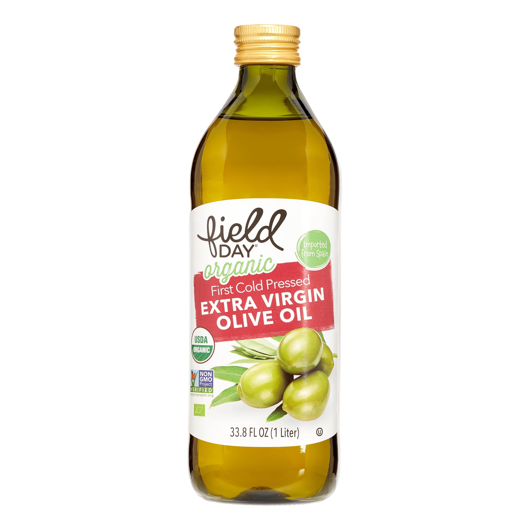 Field Day Organic Extra Virgin Spain Imported Olive Oil, 33.8 Oz, 1 Count