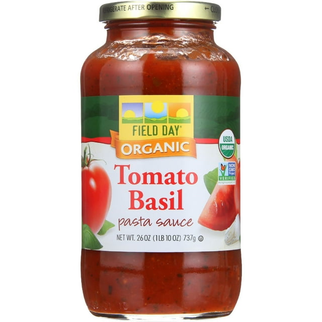 Field Day Organic Tomato Basil Sauce, 26 Oz